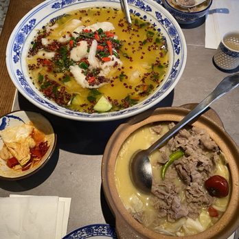 Mountain House - Ma-ma hot fish & beef sour soup - Szechuan Near Me - Boston, Massachusetts Mountain House - Ma-ma hot fish & beef sour soup - Szechuan Near Me - Boston, Massachusetts