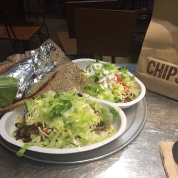 Chipotle Mexican Grill - 2 burrito bowls with tortillas on the side, 1 steak burrito, and chips and guac. - Mexican Near Me - Wayne, New Jersey Chipotle Mexican Grill - 2 burrito bowls with tortillas on the side, 1 steak burrito, and chips and guac. - Mexican Near Me - Wayne, New Jersey