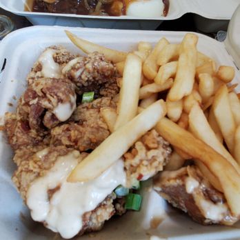 Pine Tree Cafe - Spicy garlic chicken - Breakfast & Brunch Near Me - Kailua-Kona, Hawaii