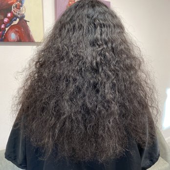 Mecai - Curly hair brushed out. - Hair Extensions Near Me - Studio City, California Mecai - Curly hair brushed out. - Hair Extensions Near Me - Studio City, California