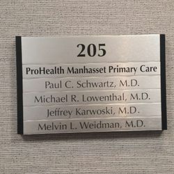 ProHEALTH Manhasset Primary Care - Interior Sign