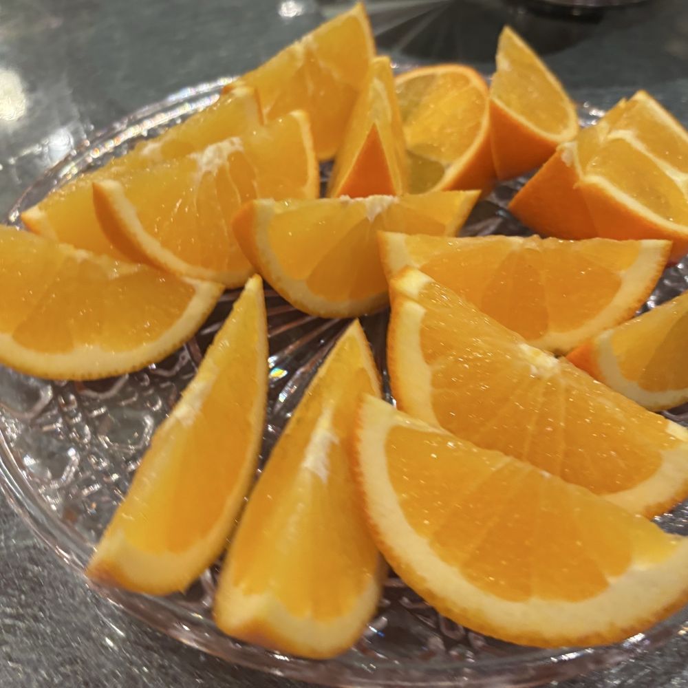 Dim Sum Palace - Complimentary orange slices at the end of the meal - Dim Sum Near Me - New York, New York Dim Sum Palace - Complimentary orange slices at the end of the meal - Dim Sum Near Me - New York, New York