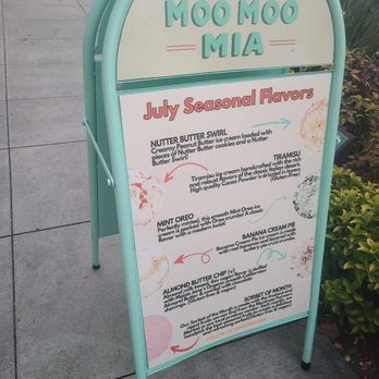 Moo Moo Mia - July 2023 Seasonal Flavors - Ice Cream & Frozen Yogurt Near Me - Monrovia, California