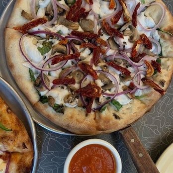 O'Zone Pizza Pub - Vegan build your own with side marinara - Pizza Near Me - Pensacola, Florida O'Zone Pizza Pub - Vegan build your own with side marinara - Pizza Near Me - Pensacola, Florida