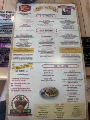 Menu photo 6 Dixie Belle's Cafe Orlando, FL Menu photo 6 Dixie Belle's Cafe Orlando, FL