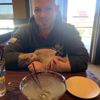 The Chop House - Gin and vodka martini with bleu cheese olives. - New American Near Me - Kodak, Tennessee