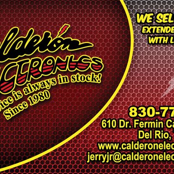 Calderon Electronics - logo - Car Stereo Installation Near Me - Del Rio, Texas