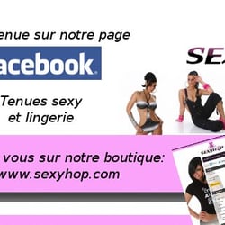 Sexyhop.com - Facebook venez vous connecter