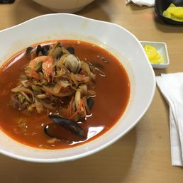 Spicy Seafood Noodle Soup Spicy Seafood Noodle Soup