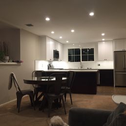 Kitchen remodel. Used to be a wall and JDR opened it up.