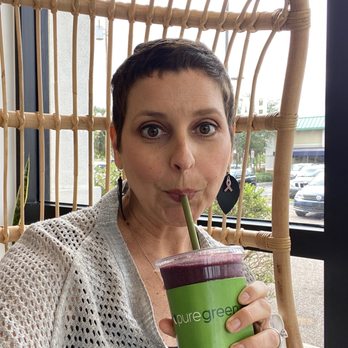 Pure Green - Cute, comfy chair to relax in - Juice Bars & Smoothies Near Me - Cape Coral, Florida