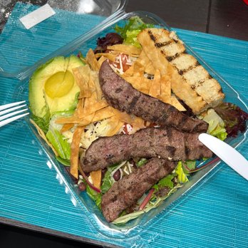 Crafted Greens - GOT THE GUACAMOLE GREENS SALAD WITH STEAK AS MY PROTEIN!! Delivered to my office and it is AMAZING - American Near Me - El Cajon, California Crafted Greens - GOT THE GUACAMOLE GREENS SALAD WITH STEAK AS MY PROTEIN!! Delivered to my office and it is AMAZING - American Near Me - El Cajon, California