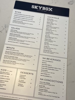 Menu photo 3 Skybox Rooftop Bar Wesley Chapel, FL Menu photo 3 Skybox Rooftop Bar Wesley Chapel, FL