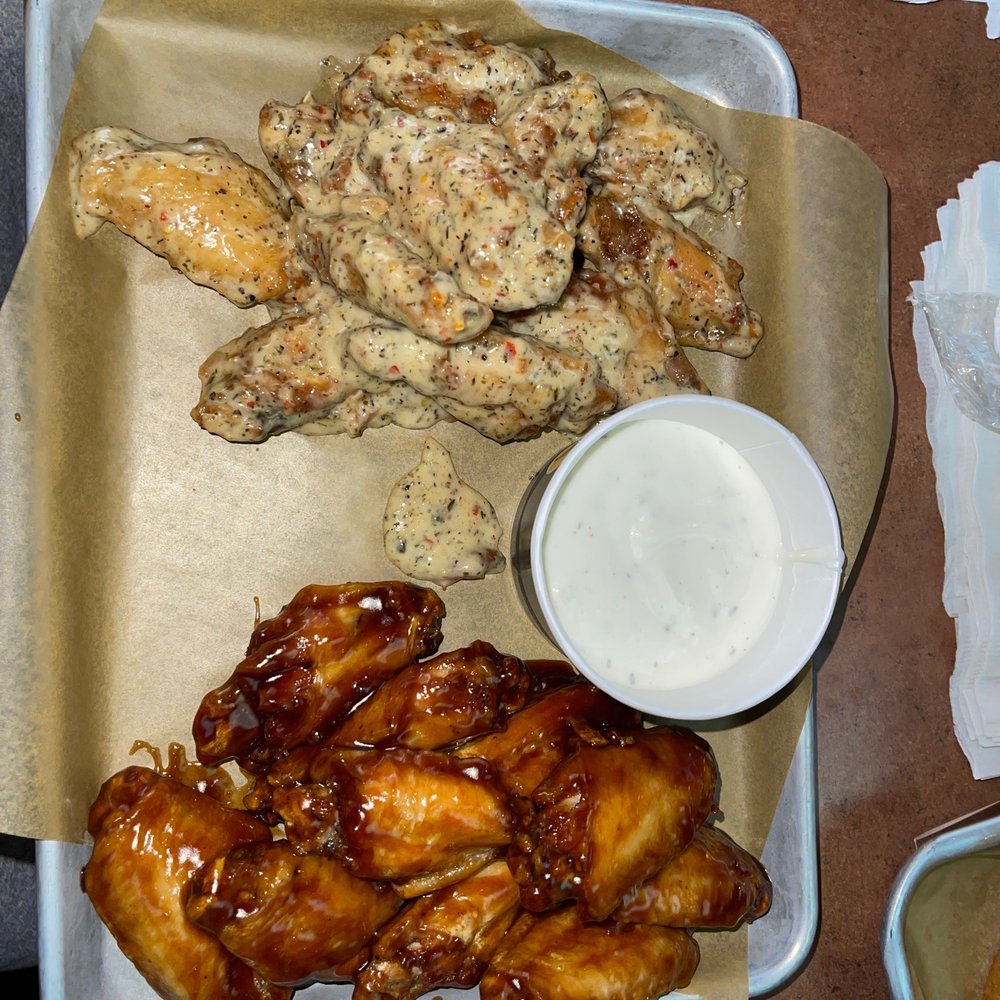 Buffalo Wild Wings - Parmesan garlic and teriyaki - Chicken Wings Near Me - Douglasville, Georgia