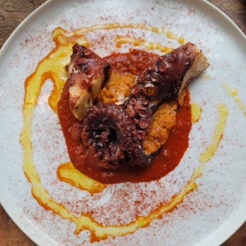 Laurel - Grilled octopus with sweet potatoes and Spanish evoo - Spanish Near Me - Charleston, South Carolina