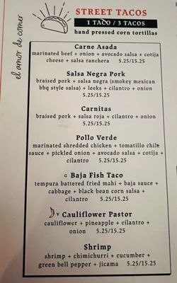Menu photo 3 COMO Truckee, CA