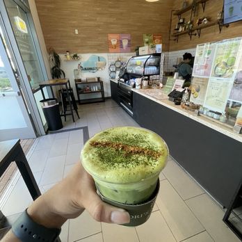 Mori’s - Shizouka - Creamy Pistachio Matcha 开心果厚抹 (TikTok: @justandyvu) - Coffee & Tea Near Me - Irvine, California Mori’s - Shizouka - Creamy Pistachio Matcha 开心果厚抹 (TikTok: @justandyvu) - Coffee & Tea Near Me - Irvine, California