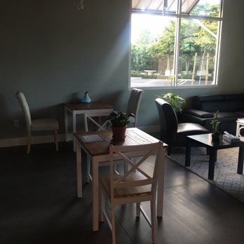 Central Coast Floats - Cute tables to hang out pre float - Float Spa Near Me - San Luis Obispo, California