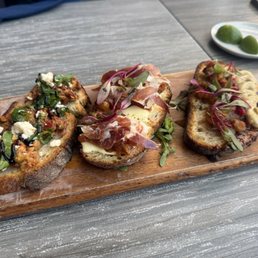 Bruschetta Trio Bruschetta Trio