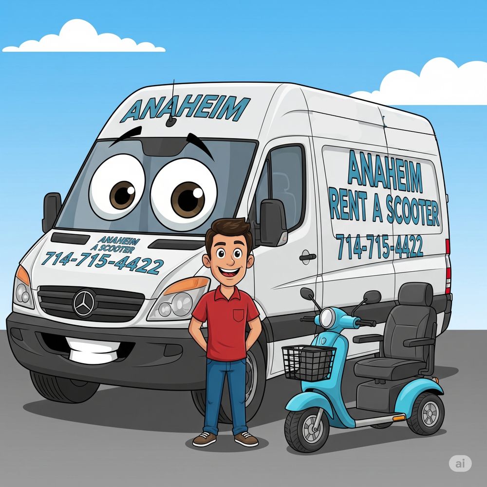 Anaheim Rent A Scooter Logo