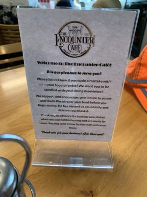 Menu photo 6 The Encounter Cafe Iowa City, IA