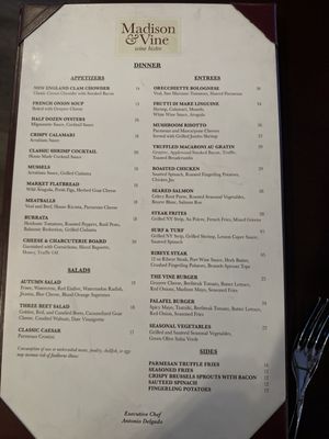 Menu photo 4 Madison & Vine New York, NY Menu photo 4 Madison & Vine New York, NY