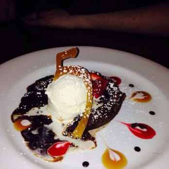 Five Restaurant - Lava cake - sub the coffee ice cream with the vanilla bean! One of the best I've had! ;) - Italian Near Me - Fresno, California Five Restaurant - Lava cake - sub the coffee ice cream with the vanilla bean! One of the best I've had! ;) - Italian Near Me - Fresno, California