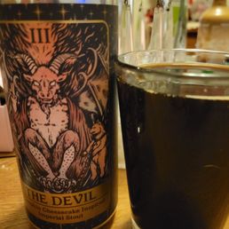 The Devil, a delicious and decadent Imperial Stout. The Devil, a delicious and decadent Imperial Stout.