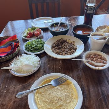 Birrieria's La Guadalajara - This is the spread and this is the small portion (chica). - Mexican Near Me - Ensenada, BCN Birrieria's La Guadalajara - This is the spread and this is the small portion (chica). - Mexican Near Me - Ensenada, BCN