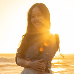 Traci Kanzawa, LAc - Zone Acupuncture - I love practicing acupuncture in my hometown of San Francisco.  (Location of photo: Ocean Beach)