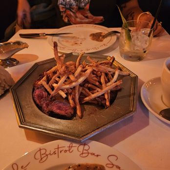 Bar Sardine - Steak frites with pepper sauce. - Seafood Near Me - Dallas, Texas