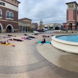 YogaSix Jefferson Pointe - Yoga class at the fountain on 9/26/20