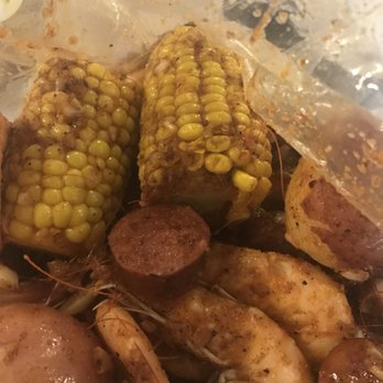 The Boiling Crab - 1/2 pound shrimp, 1/2 pound sausage, whole shabang mild with corn and potatoes! - Cajun/Creole Near Me - Rosemead, California The Boiling Crab - 1/2 pound shrimp, 1/2 pound sausage, whole shabang mild with corn and potatoes! - Cajun/Creole Near Me - Rosemead, California