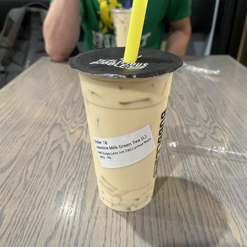 Tealicious Bubble - Jasmine Milk Green Tea - Bubble Tea Near Me - Evanston, Illinois