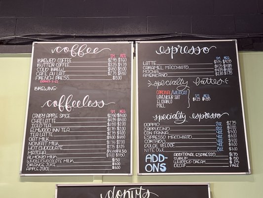 Menu photo 3 North Lime Coffee & Donuts Louisville, KY Menu photo 3 North Lime Coffee & Donuts Louisville, KY