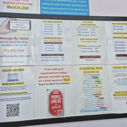 Pricing of services as of July 2026.