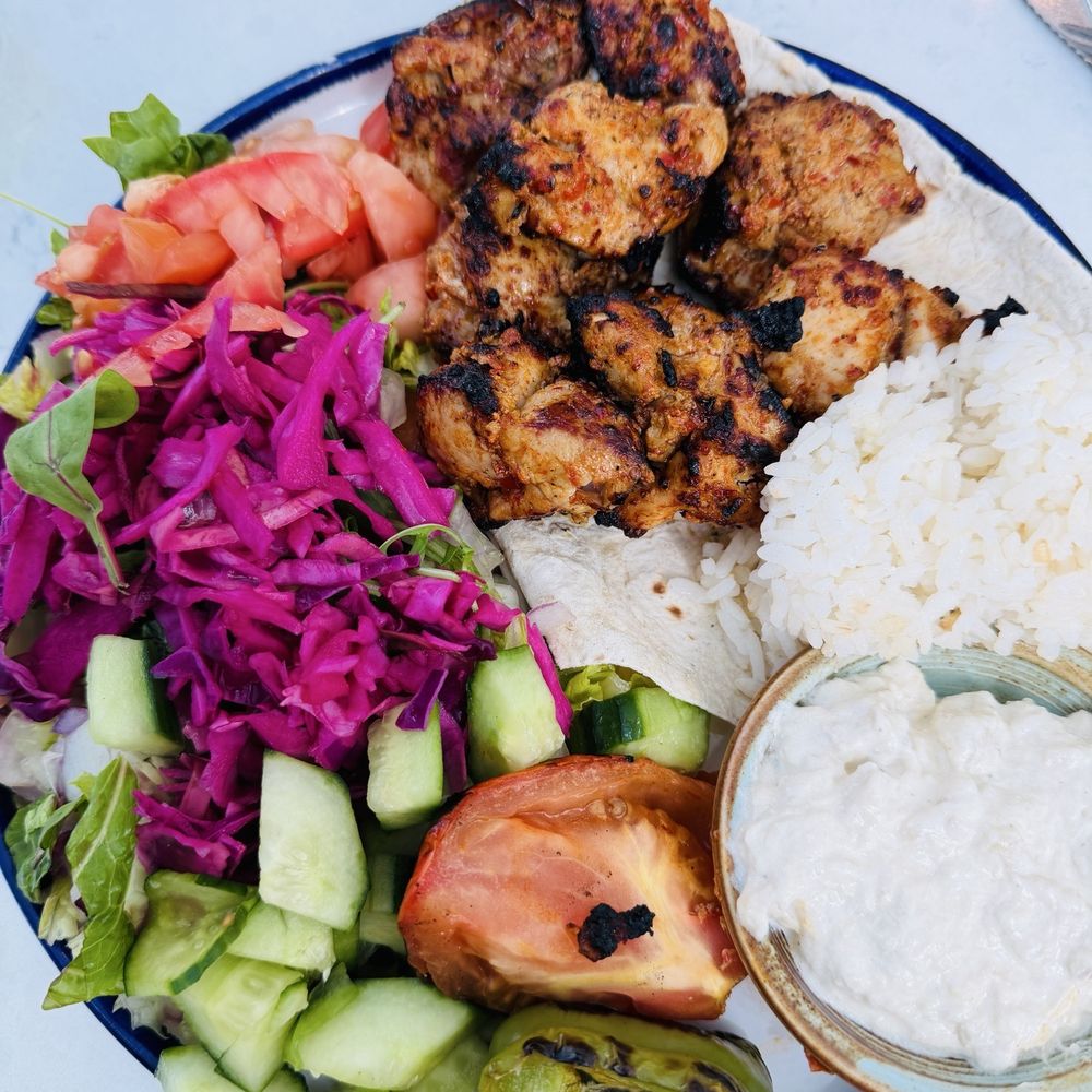 Turquaz - Chicken Kebap Plate - Turkish Near Me - San Francisco, California Turquaz - Chicken Kebap Plate - Turkish Near Me - San Francisco, California
