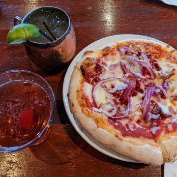 Tomatina - Happy hour $7 pizza, $6 Moscow mule, blood orange manhattan - Pizza Near Me - Santa Clara, California Tomatina - Happy hour $7 pizza, $6 Moscow mule, blood orange manhattan - Pizza Near Me - Santa Clara, California