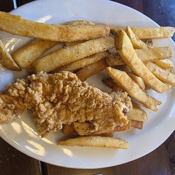 Jessica’s - Kids chicken tenders and fries. SUPER DRY and overcooked chicken. Fries dry, with no flavor, couldn't taste any salt - Breakfast & Brunch Near Me - Kapolei, Hawaii Jessica’s - Kids chicken tenders and fries. SUPER DRY and overcooked chicken. Fries dry, with no flavor, couldn't taste any salt - Breakfast & Brunch Near Me - Kapolei, Hawaii