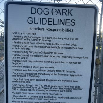 Woofter Dog Park - Guidelines - Dog Parks Near Me - Las Vegas, Nevada
