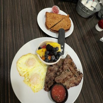 Off Street Cafe - Carna Carna Asada - 2 Eggs any Style - American Near Me - Cerritos, California Off Street Cafe - Carna Carna Asada - 2 Eggs any Style - American Near Me - Cerritos, California