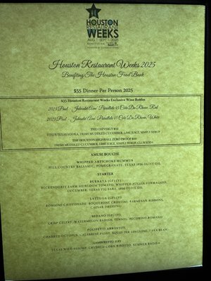 Menu photo 7 Potente Houston, TX