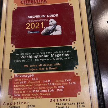 Chercher Ethiopian Restaurant and Bar - Menu - Bars Near Me - Washington, DC, District of Columbia Chercher Ethiopian Restaurant and Bar - Menu - Bars Near Me - Washington, DC, District of Columbia