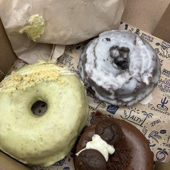 The Salty Donut - Candied Pistachio $4.70, Chocolate Whoopie Pie, Chocolate Glazed $3.80(?) - Donuts Near Me - Atlanta, Georgia The Salty Donut - Candied Pistachio $4.70, Chocolate Whoopie Pie, Chocolate Glazed $3.80(?) - Donuts Near Me - Atlanta, Georgia