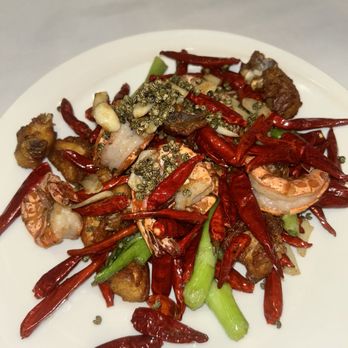 Sea Harbour Seafood Restaurant - Chongqing Spicy Chicken and Shrimp - Dim Sum Near Me - Richmond, British Columbia