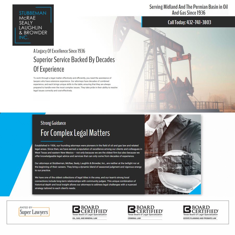 Stubbeman McRae Sealy Laughlin & Browder - disability attorney in Midland, TX