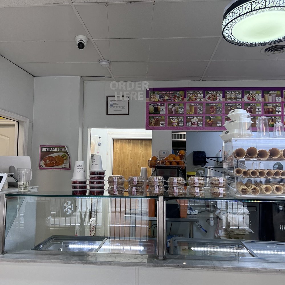 Mangolín Frutería y Nevería - Inside counter - Desserts Near Me - Dallas, Texas Mangolín Frutería y Nevería - Inside counter - Desserts Near Me - Dallas, Texas