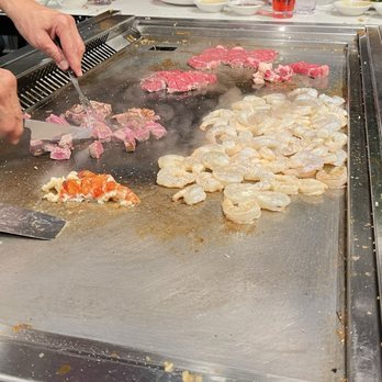 Kaze Japanese Steakhouse - Meat on the grill - Sushi Bars Near Me - Garner, North Carolina