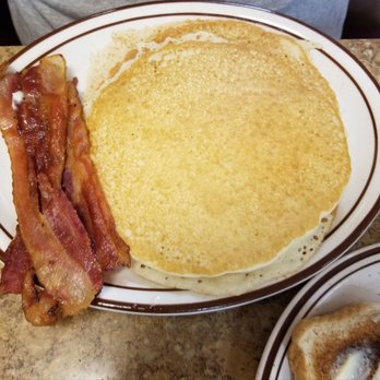 Sam's Diner - Pancakes with bacon at Sam's Diner. - Diners Near Me - Holley, New York
