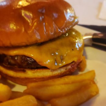 The Cellar on Oakwood - My F up cheeseburger has blood on the cheese and bud so it's my rare burger - Pizza Near Me - Oak Creek, Wisconsin The Cellar on Oakwood - My F up cheeseburger has blood on the cheese and bud so it's my rare burger - Pizza Near Me - Oak Creek, Wisconsin